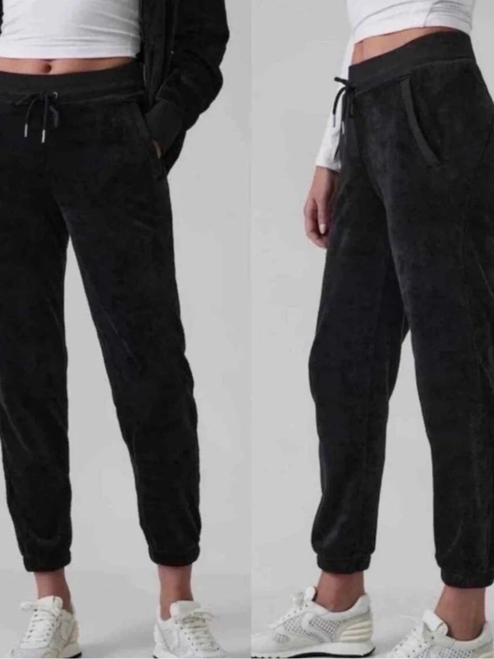 Athleta Black Double Cozy Karma Recover Jogger Size S
